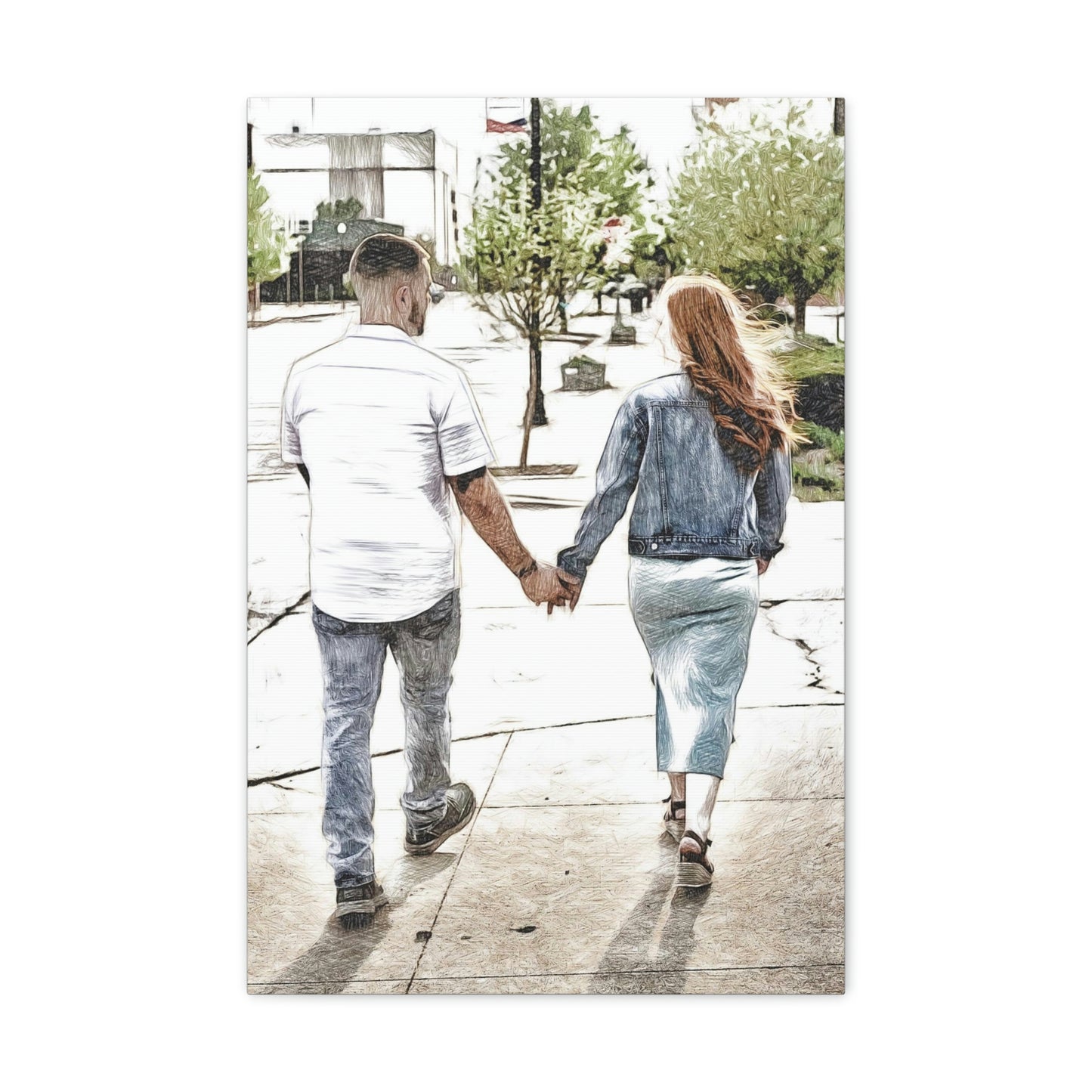 "Love Story Photo" Wall Art - Weave Got Gifts - Unique Gifts You Won’t Find Anywhere Else!