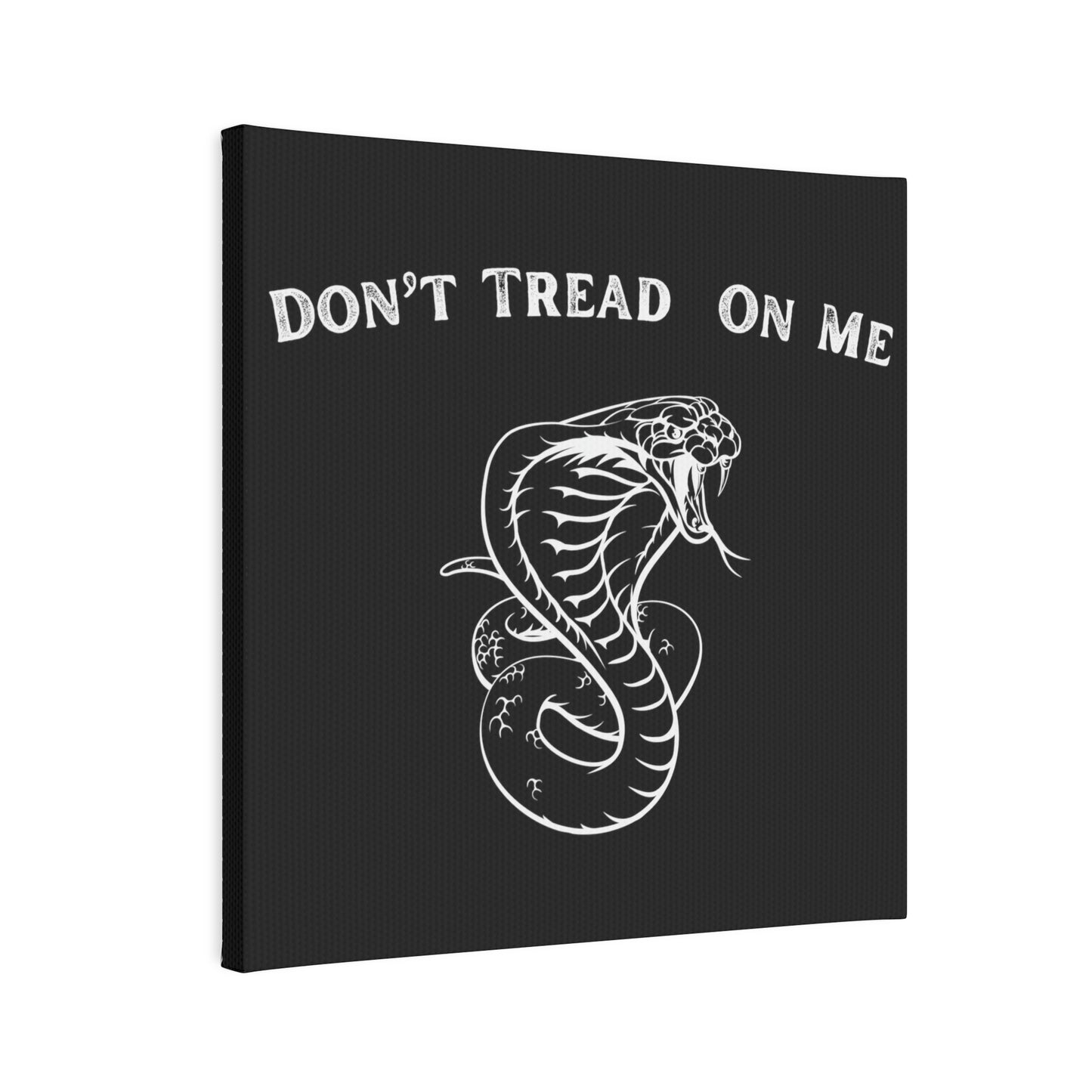 "Don't Tread On Me" Black & White Wall Art - Weave Got Gifts - Unique Gifts You Won’t Find Anywhere Else!