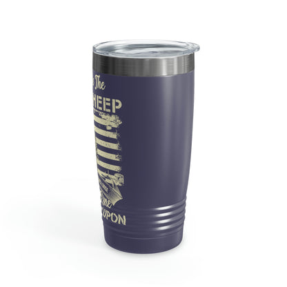 "Black Sheep American Soldier" Ringneck Tumbler, 20oz - Weave Got Gifts - Unique Gifts You Won’t Find Anywhere Else!