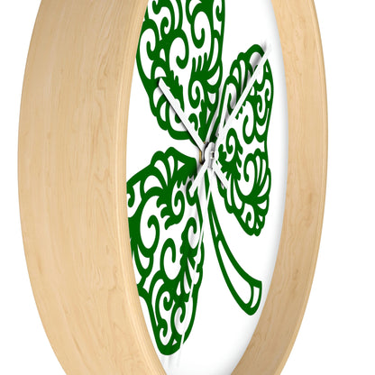 “Lucky Shamrock” Clock - Weave Got Gifts - Unique Gifts You Won’t Find Anywhere Else!