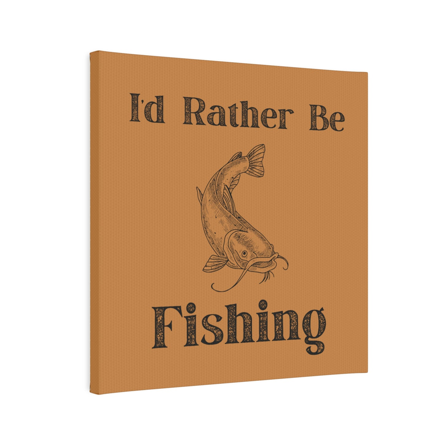 "I'd Rather Be Fishing" Canvas Wall Art - Weave Got Gifts - Unique Gifts You Won’t Find Anywhere Else!