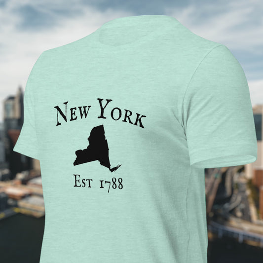 "New York Established In 1788" T-Shirt - Weave Got Gifts - Unique Gifts You Won’t Find Anywhere Else!