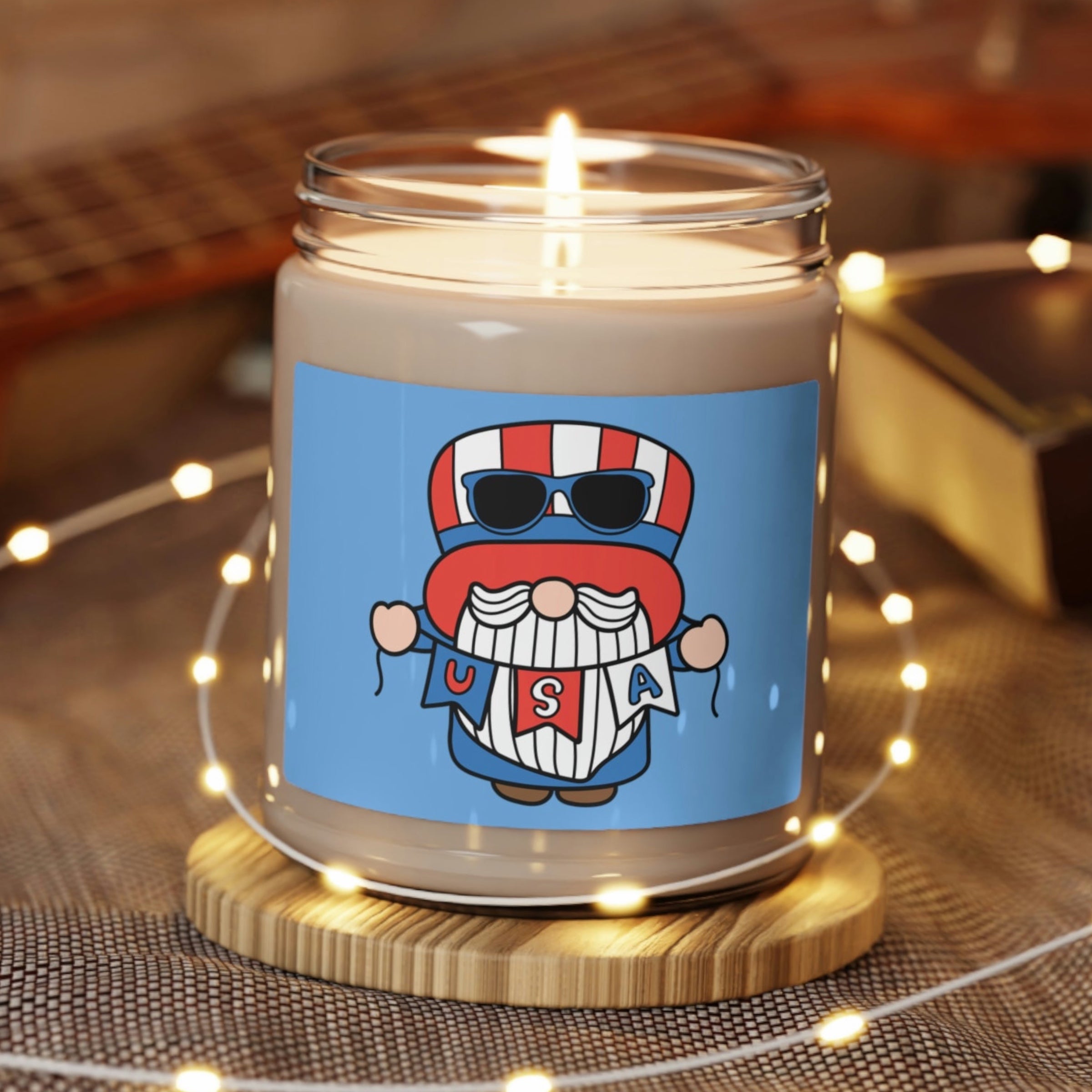 USA Gnome Candle