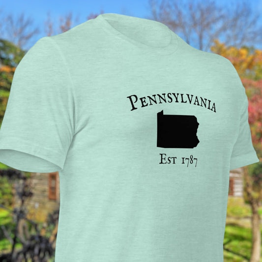 "Pennsylvania Established In 1787" T-Shirt - Weave Got Gifts - Unique Gifts You Won’t Find Anywhere Else!