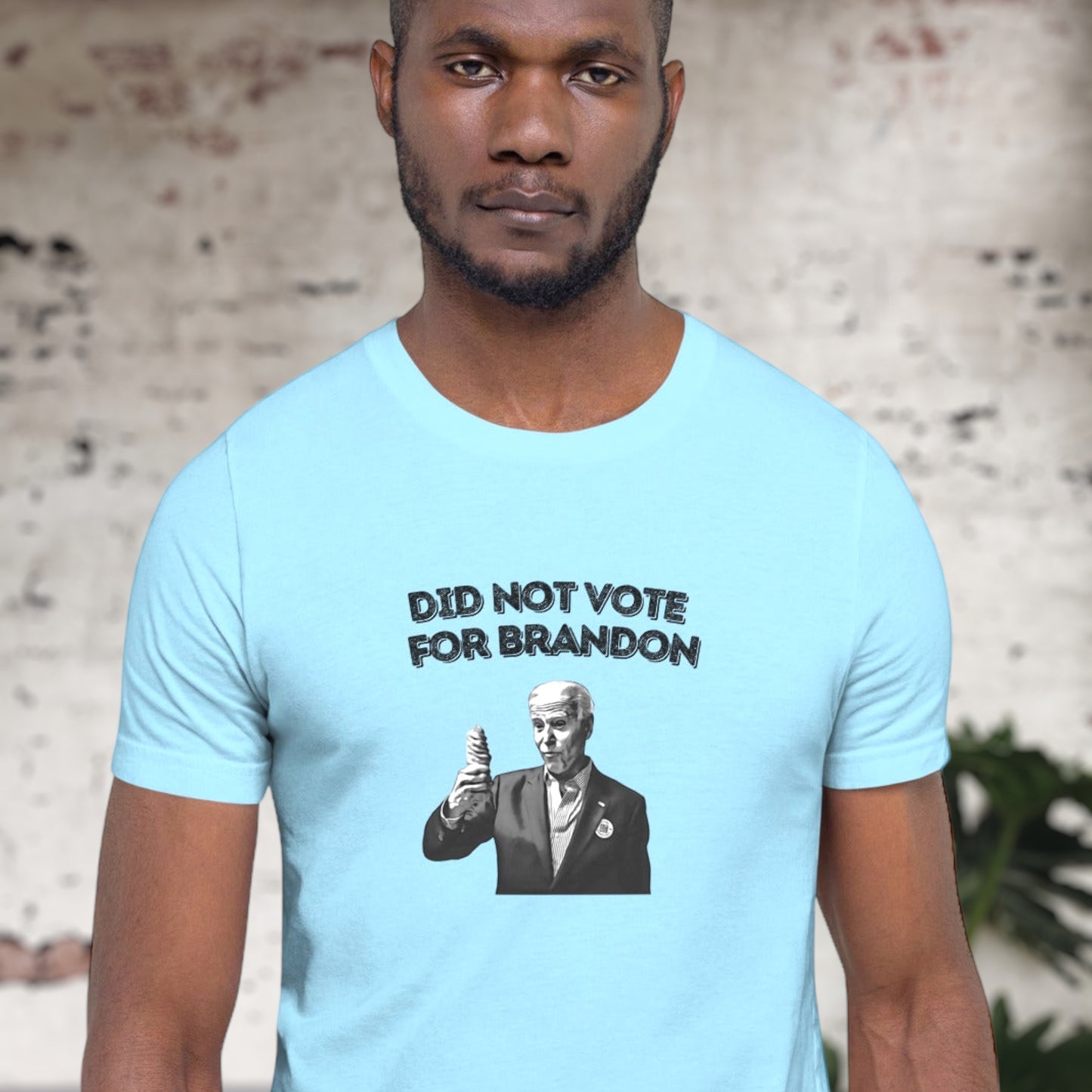 Let’s Go Brandon shirt with "Did Not Vote for Brandon" text
