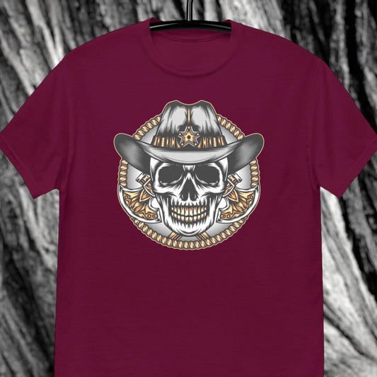 "Cowboy Skull" Men's T-Shirt - Weave Got Gifts - Unique Gifts You Won’t Find Anywhere Else!