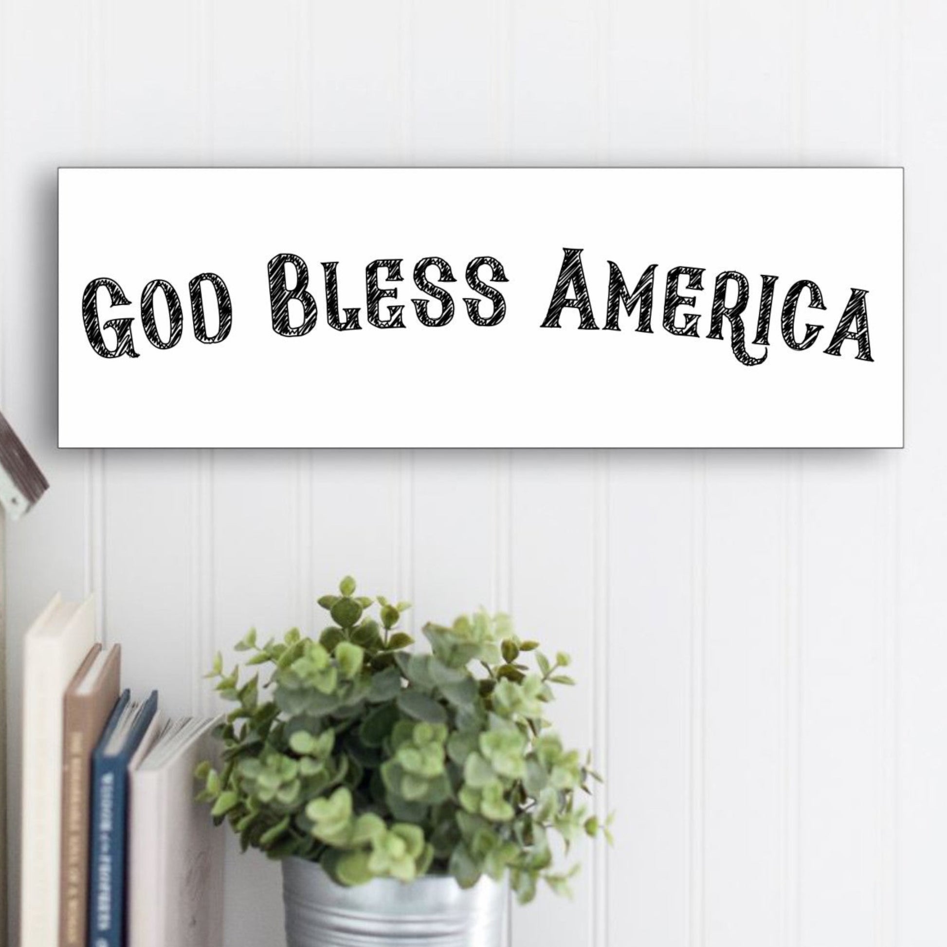 "God Bless America" Wall Decor - Weave Got Gifts - Unique Gifts You Won’t Find Anywhere Else!