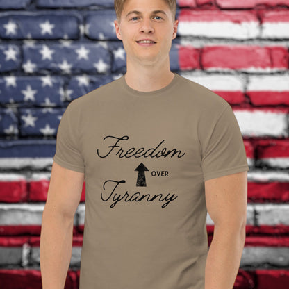 Freedom over tyranny t-shirt for patriots