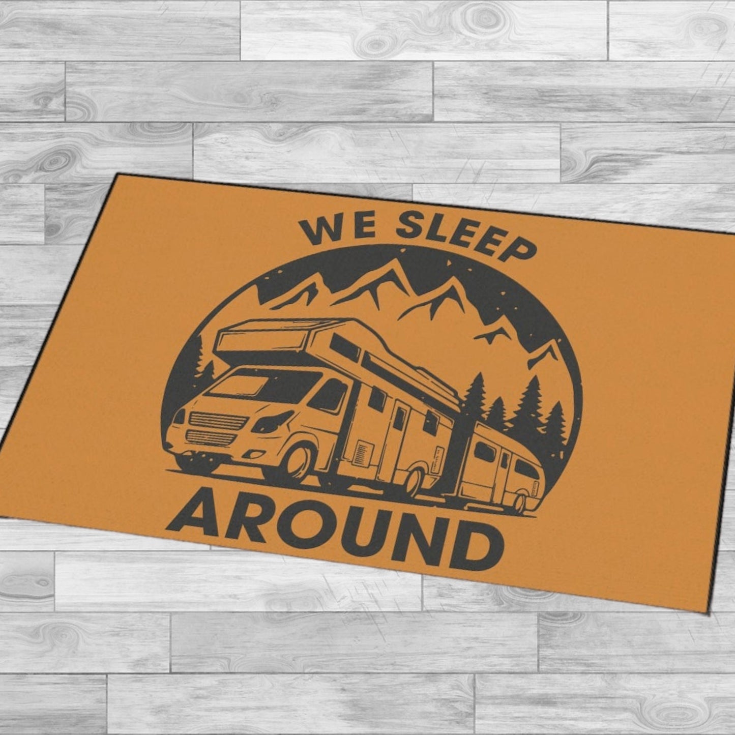 "We Sleep Around" Door Mat - Weave Got Gifts - Unique Gifts You Won’t Find Anywhere Else!