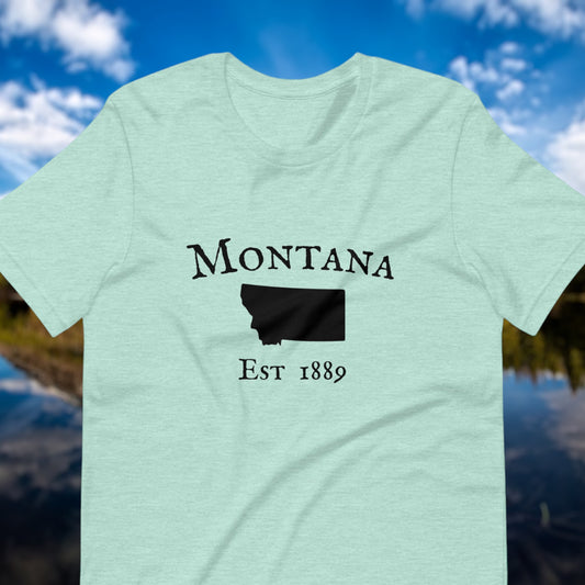 "Montana Established In 1889" T-Shirt - Weave Got Gifts - Unique Gifts You Won’t Find Anywhere Else!