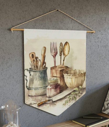 "Kitchen Décor" Wall Pennant - Weave Got Gifts - Unique Gifts You Won’t Find Anywhere Else!