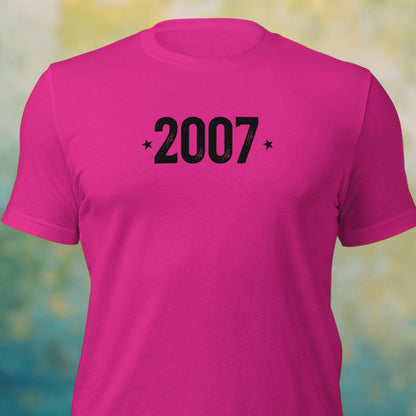 "2007" T-Shirt - Weave Got Gifts - Unique Gifts You Won’t Find Anywhere Else!