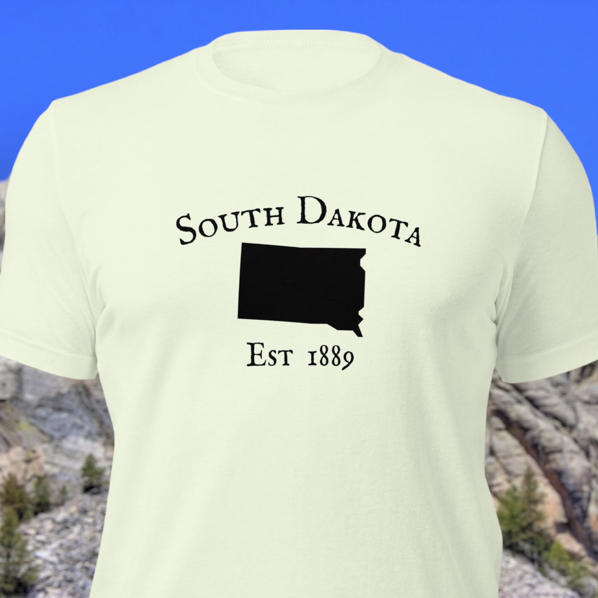 "South Dakota Established In 1889" T-Shirt - Weave Got Gifts - Unique Gifts You Won’t Find Anywhere Else!