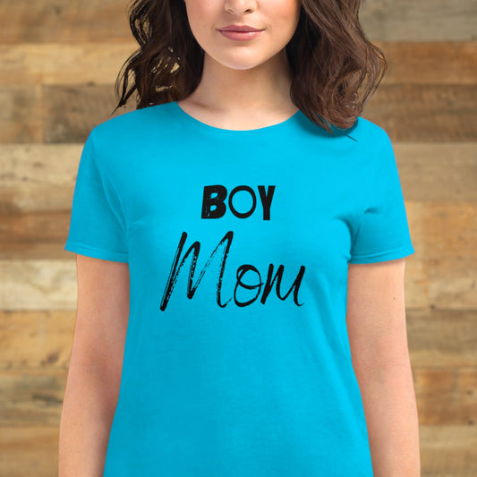 Boy mom shirt for women
