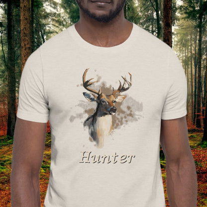 Buck deer graphic hunter t-shirt
