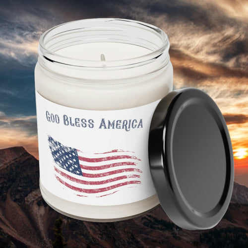 God Bless America Candle