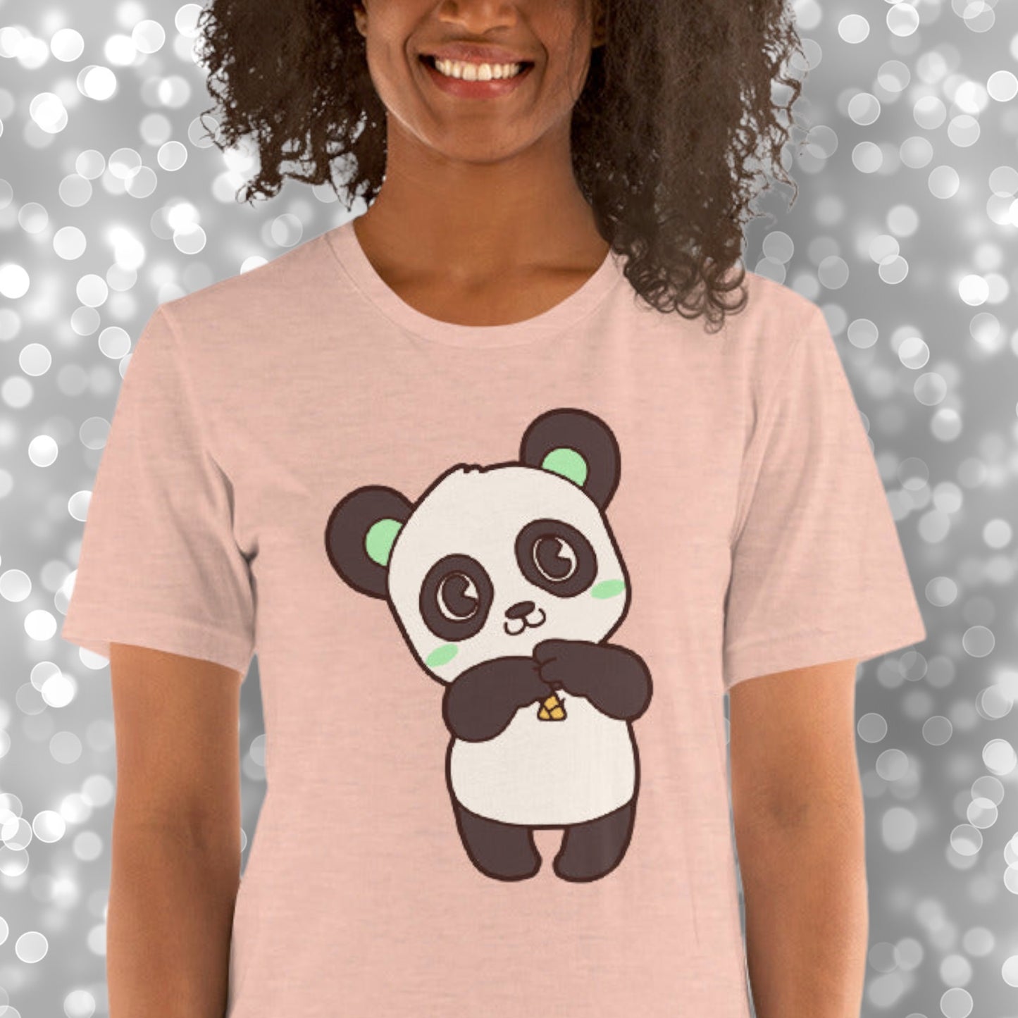 "Cute Panda" Women's T-Shirt - Weave Got Gifts - Unique Gifts You Won’t Find Anywhere Else!