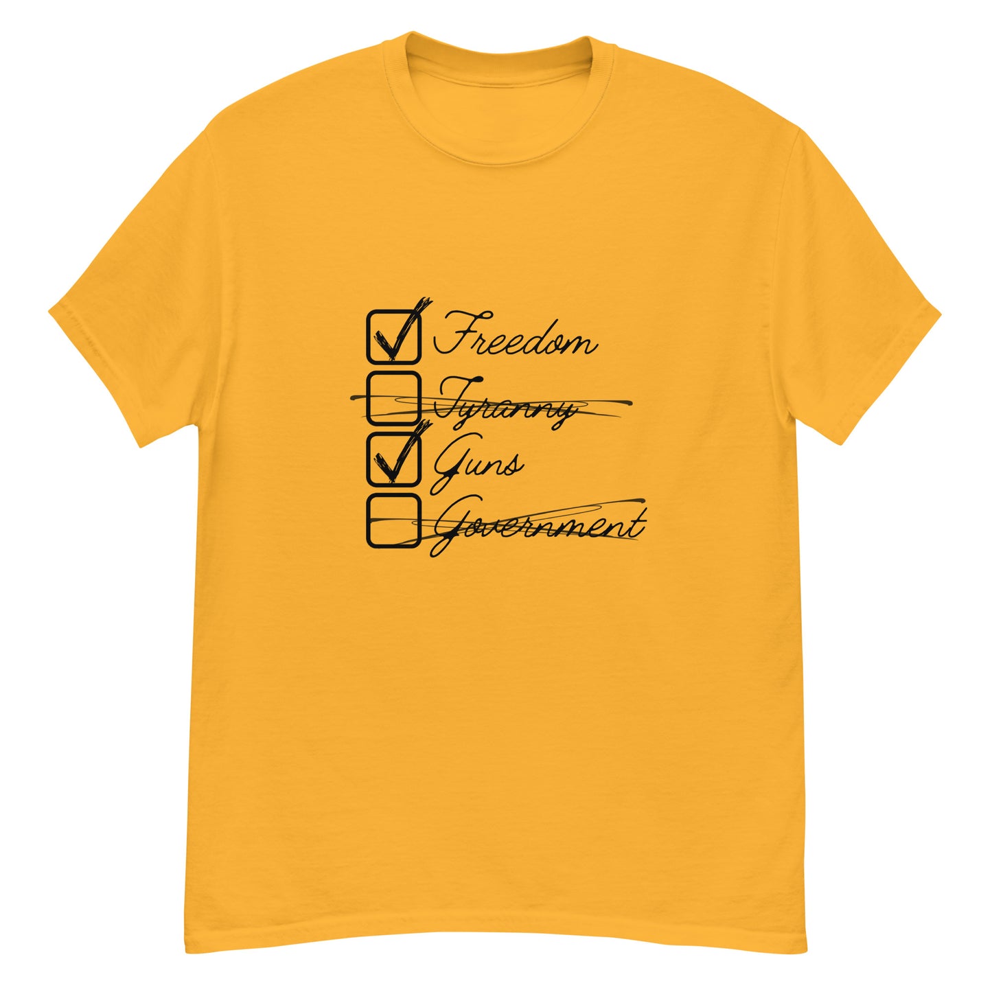 Second Amendment rights t-shirt for everyday wear
