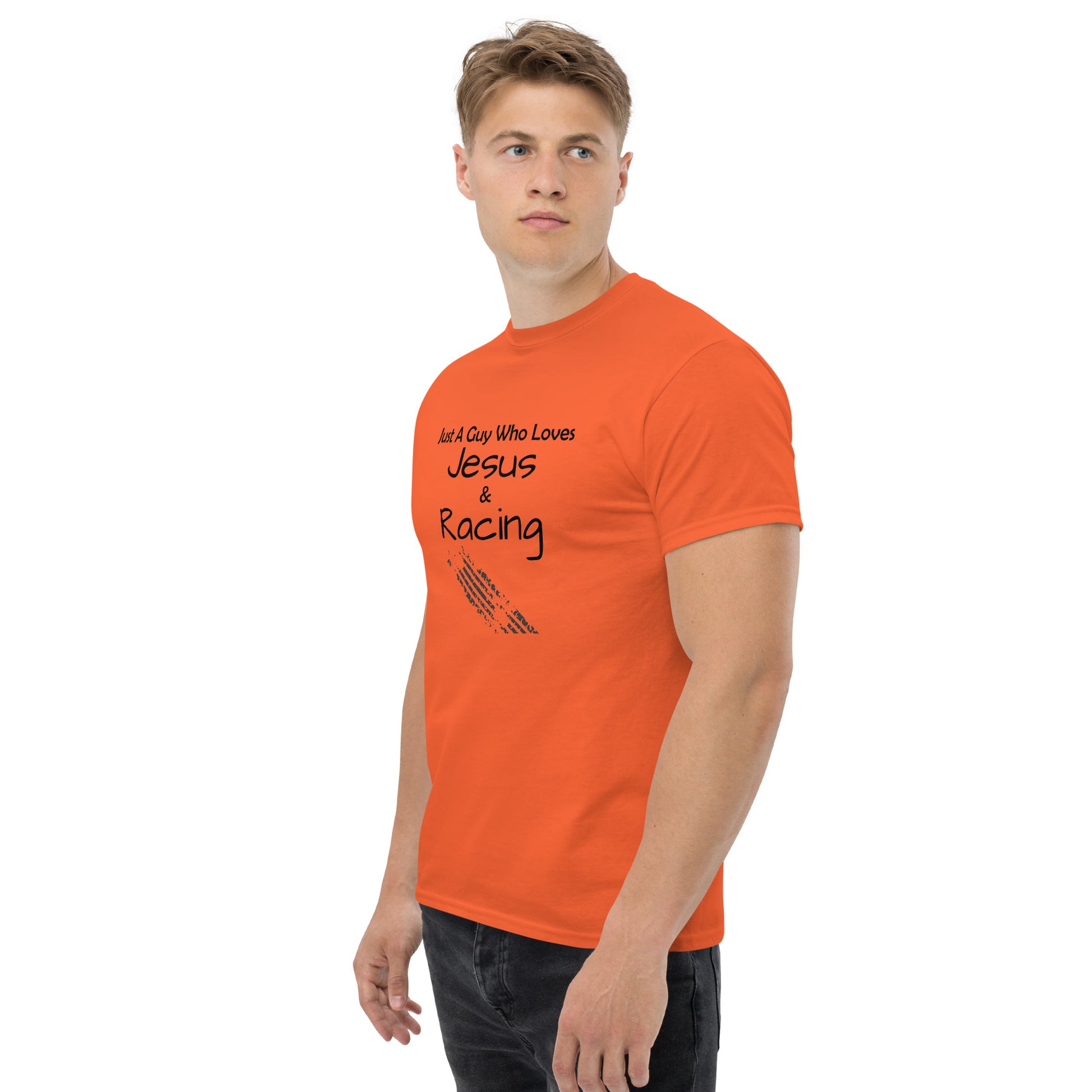 Men’s faith and racing t-shirt