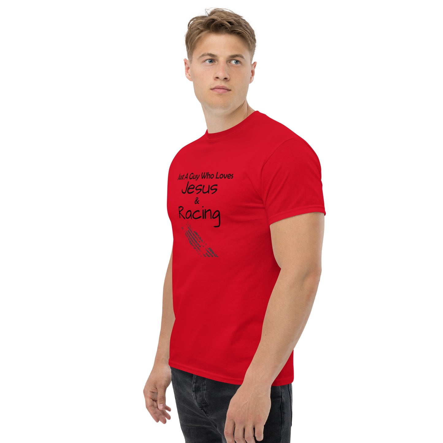 Soft cotton Christian racing t-shirt for men
