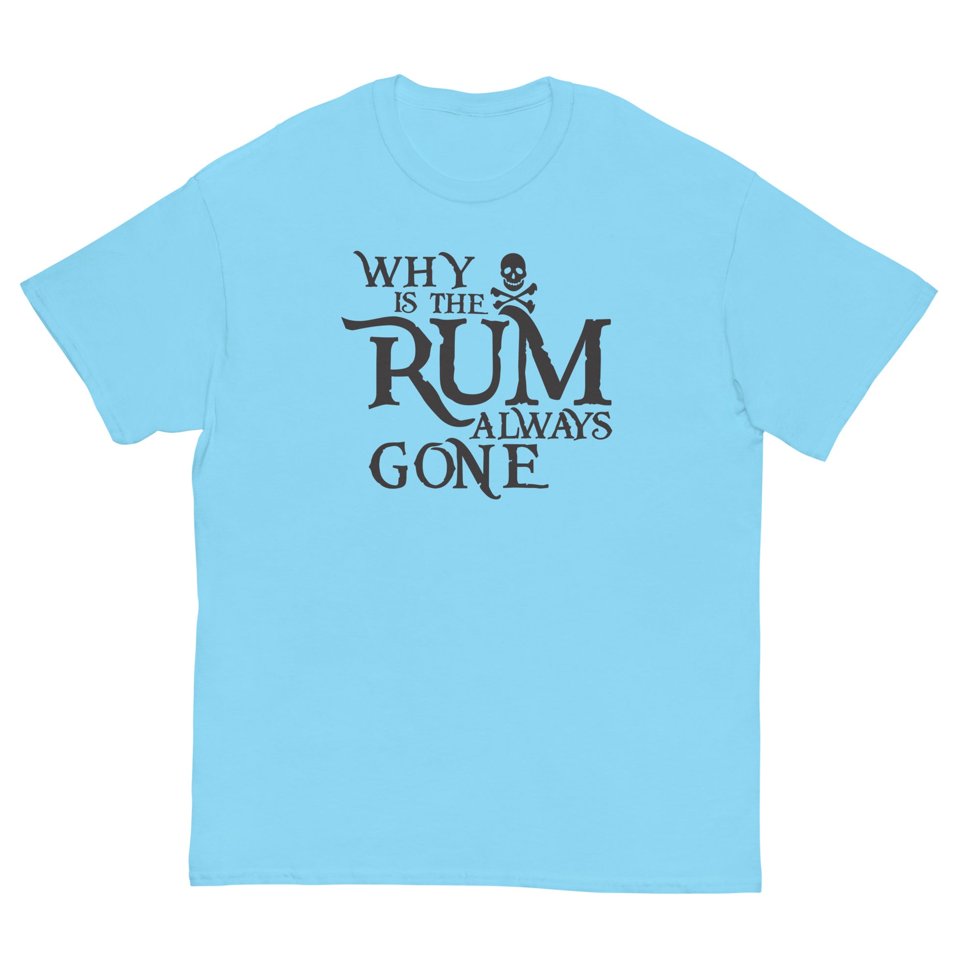 Classic pirate rum t-shirt for men
