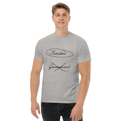 "Freedom Not Government" Men's T Shirt - Weave Got Gifts - Unique Gifts You Won’t Find Anywhere Else!