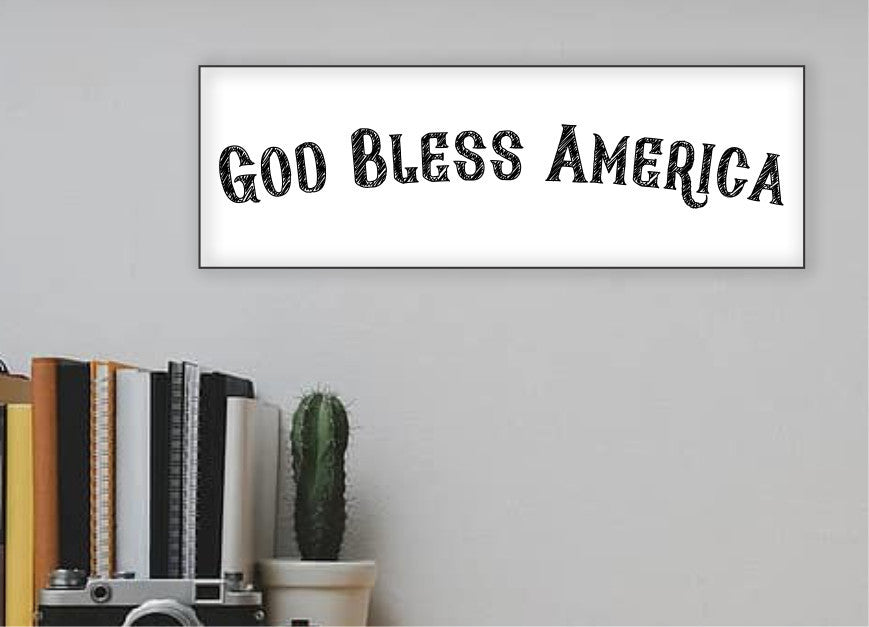 "God Bless America" Wall Decor - Weave Got Gifts - Unique Gifts You Won’t Find Anywhere Else!