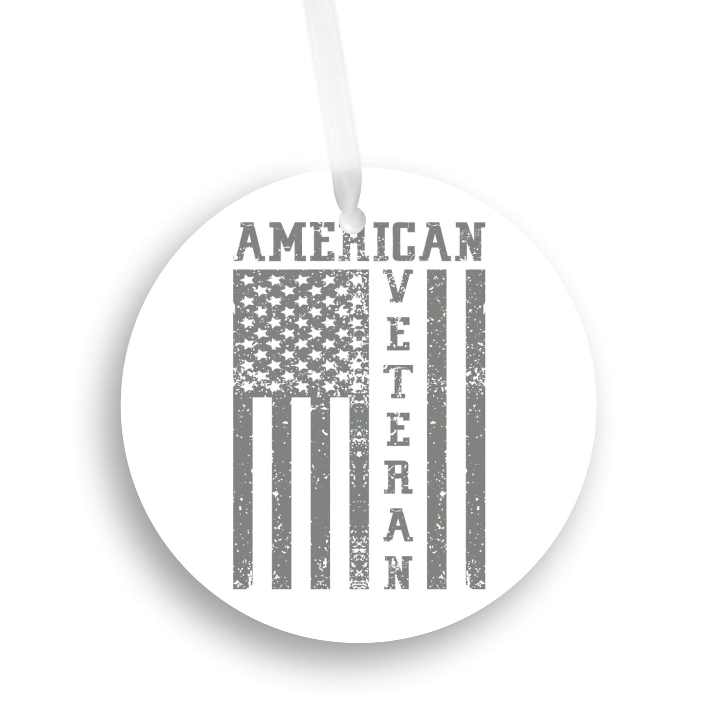 Patriotic Christmas ornament for retired military members
