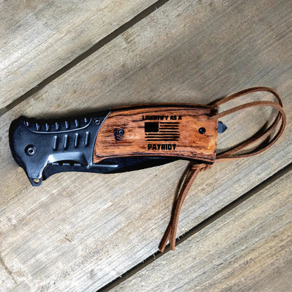 "Patriot's Pride" Hunting Knife - Weave Got Gifts - Unique Gifts You Won’t Find Anywhere Else!