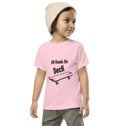 "All Hands On Deck" Kids Skater T-Shirt - Weave Got Gifts - Unique Gifts You Won’t Find Anywhere Else!