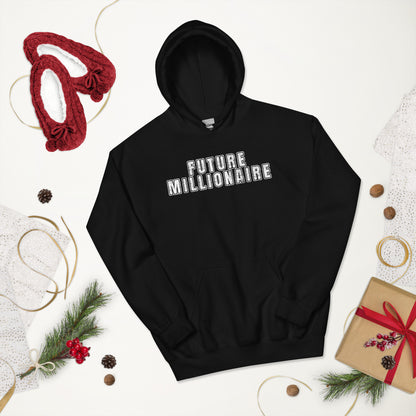 Future Millionaire hoodie with inspirational quote
