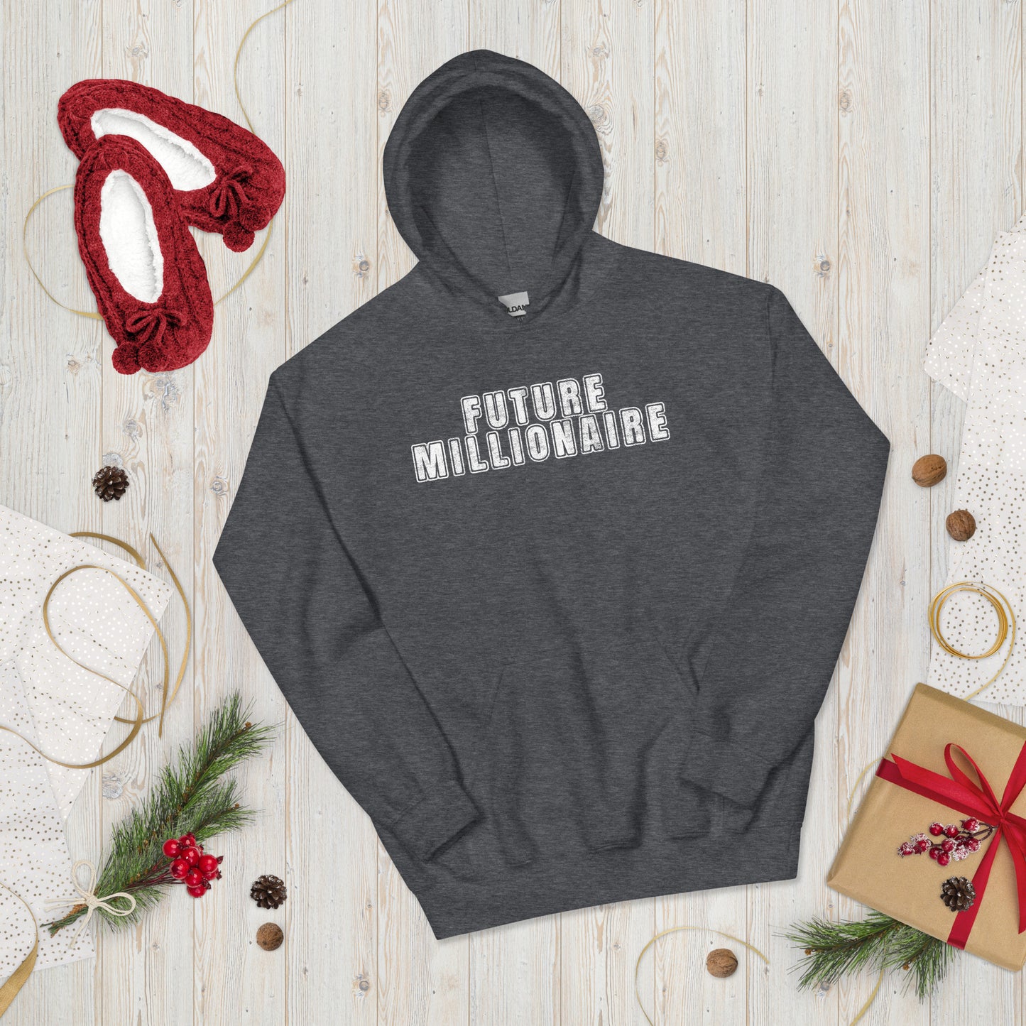 Soft Future Millionaire sweatshirt for cooler evenings
