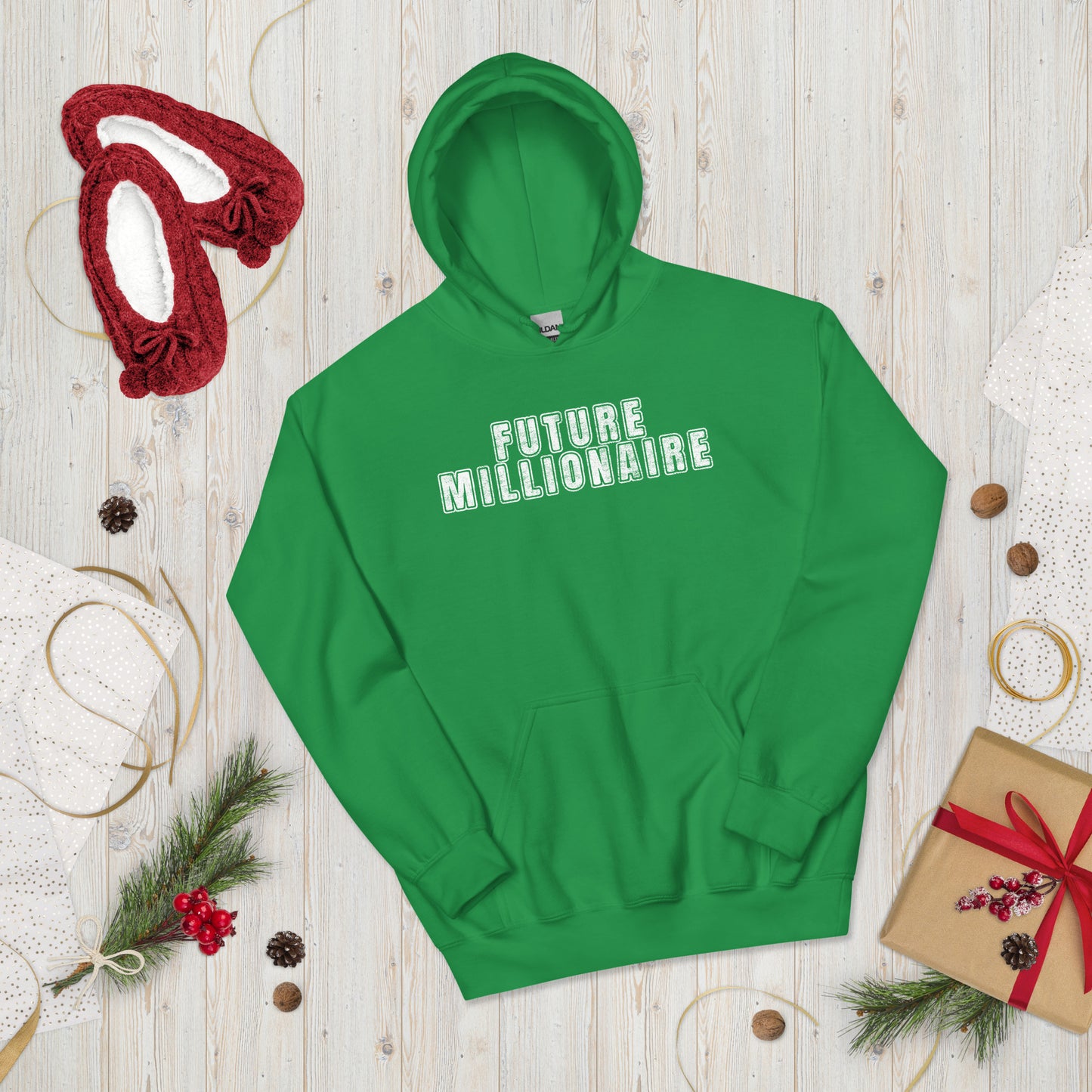 Comfortable Future Millionaire hoodie for motivation
