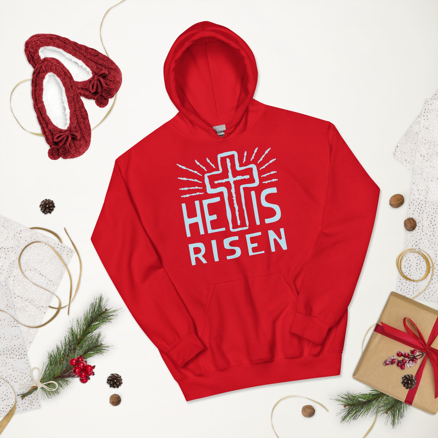 "He Is Risen" Unisex Hoodie - Weave Got Gifts - Unique Gifts You Won’t Find Anywhere Else!