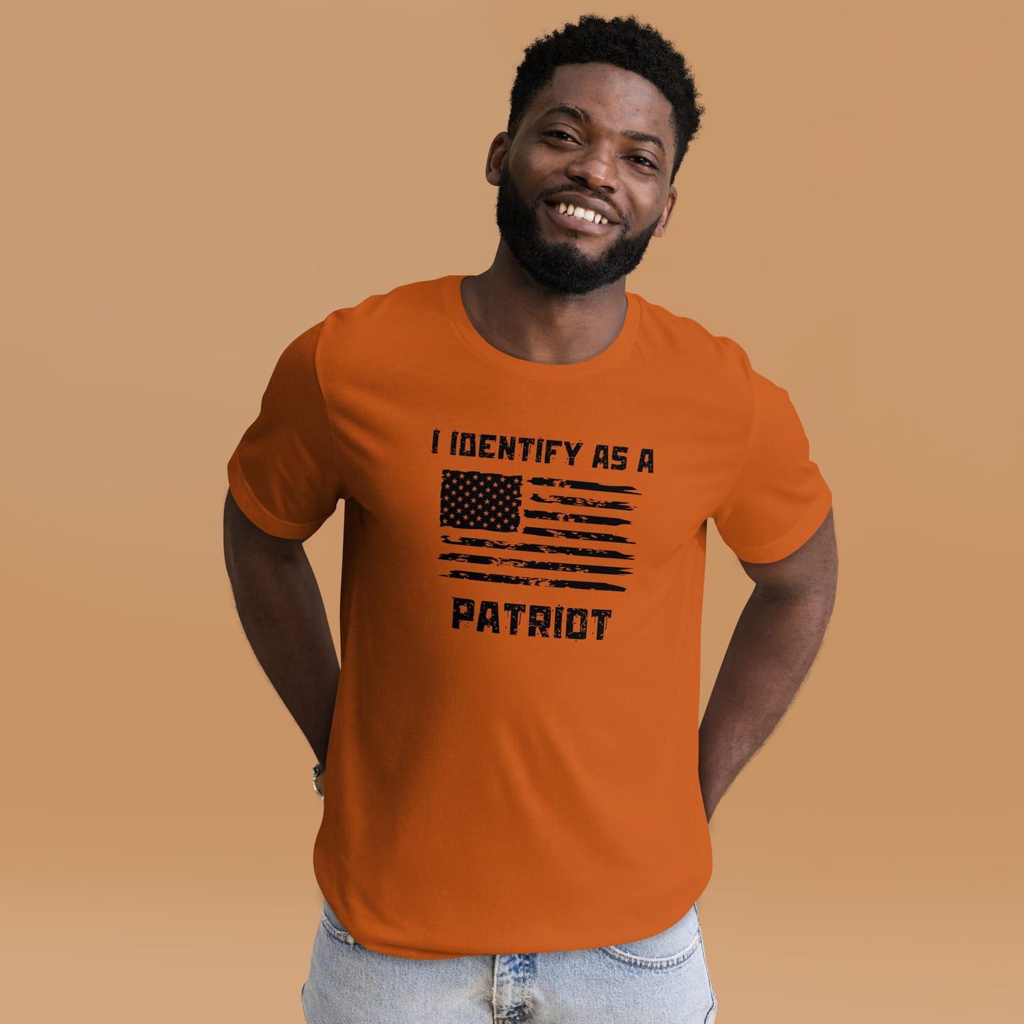 Eco-friendly made-on-demand American patriot t-shirt