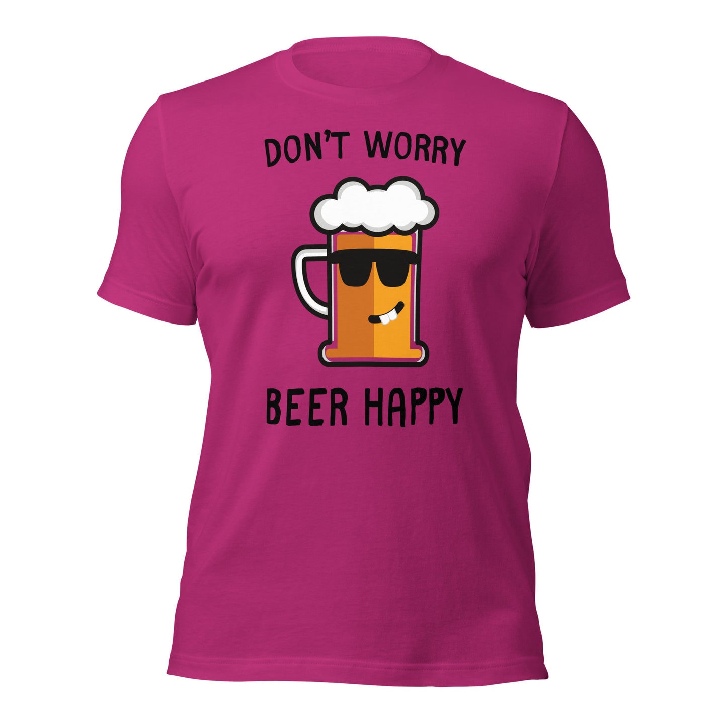 "Don't Worry, Beer Happy" T-Shirt - Weave Got Gifts - Unique Gifts You Won’t Find Anywhere Else!