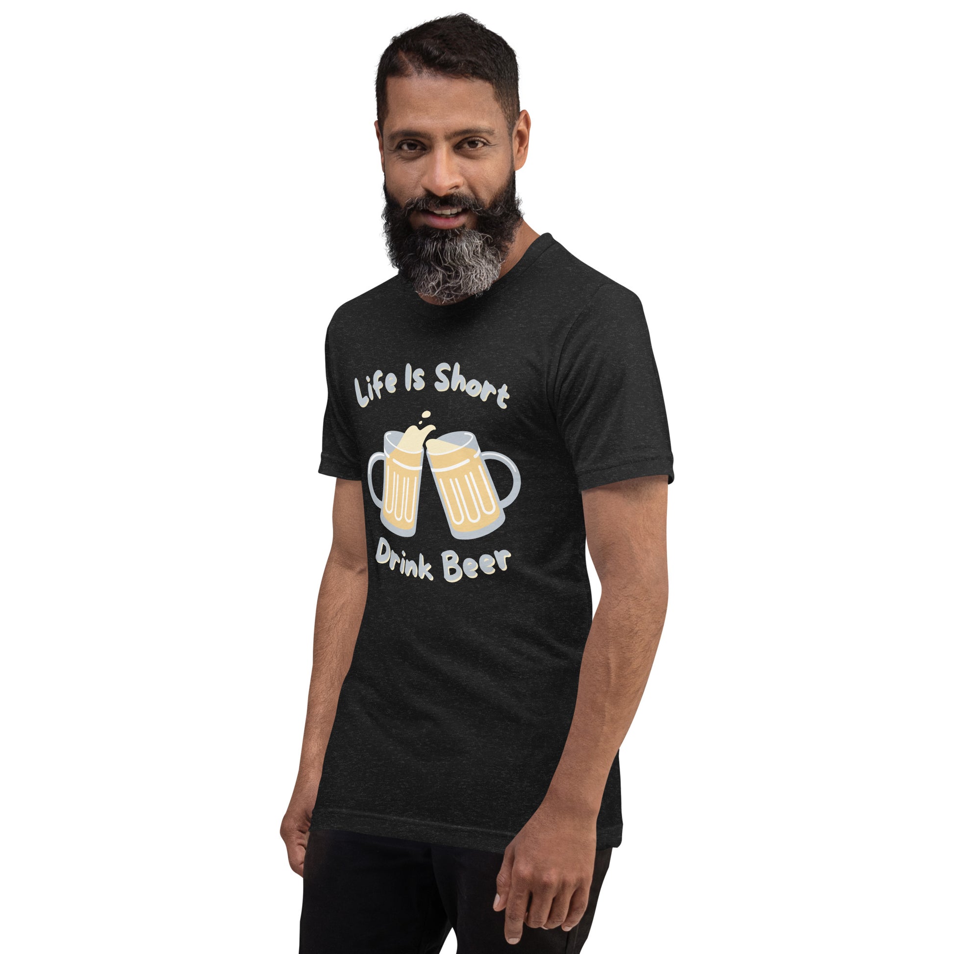 "Life Is Short. Drink Beer" T-Shirt - Weave Got Gifts - Unique Gifts You Won’t Find Anywhere Else!