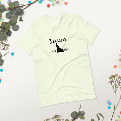 "Idaho Established In 1890" T-Shirt - Weave Got Gifts - Unique Gifts You Won’t Find Anywhere Else!