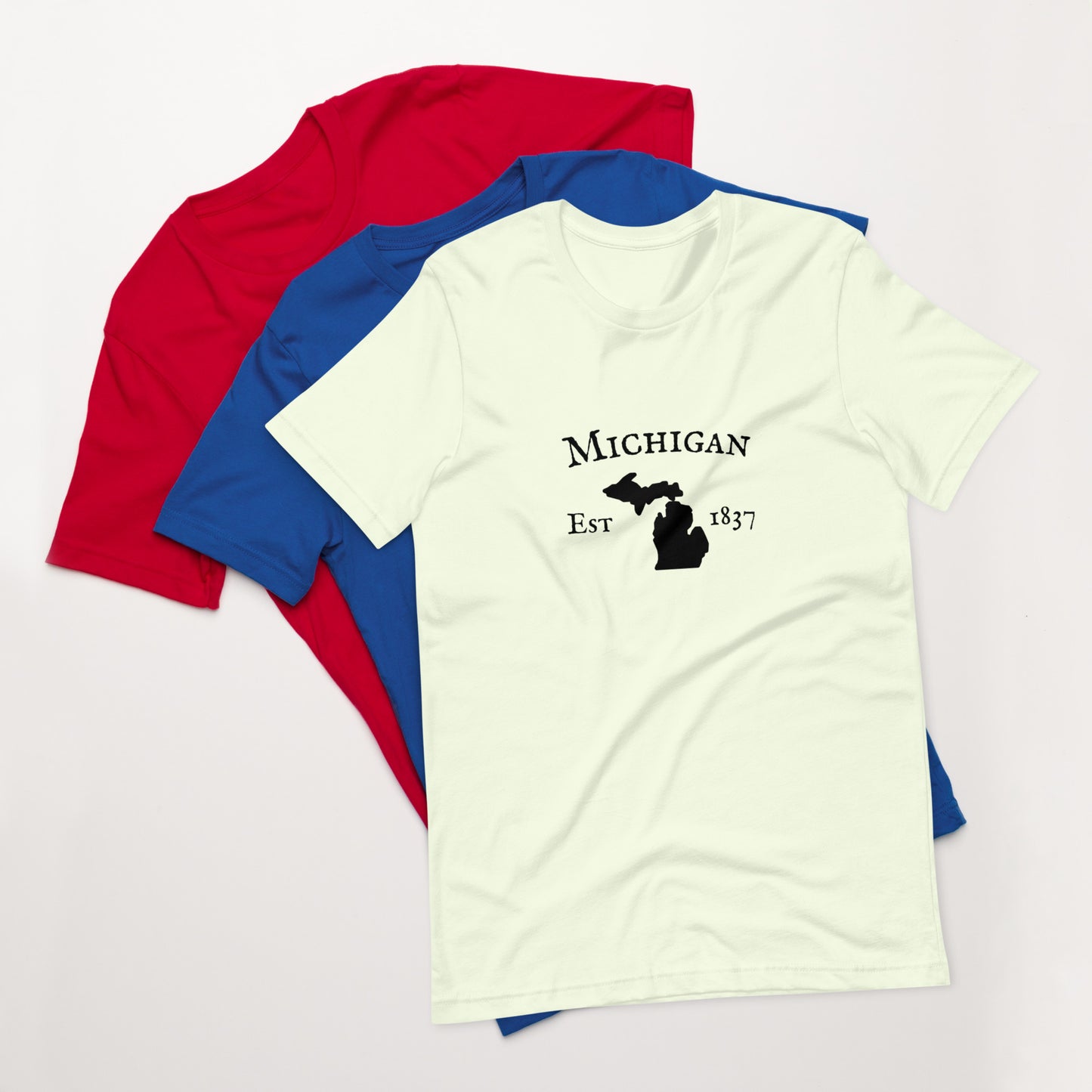 "Michigan Established In 1837" T-Shirt - Weave Got Gifts - Unique Gifts You Won’t Find Anywhere Else!