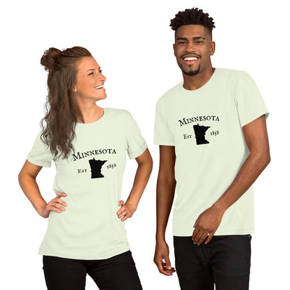 "Minnesota Established In 1858" T-Shirt - Weave Got Gifts - Unique Gifts You Won’t Find Anywhere Else!