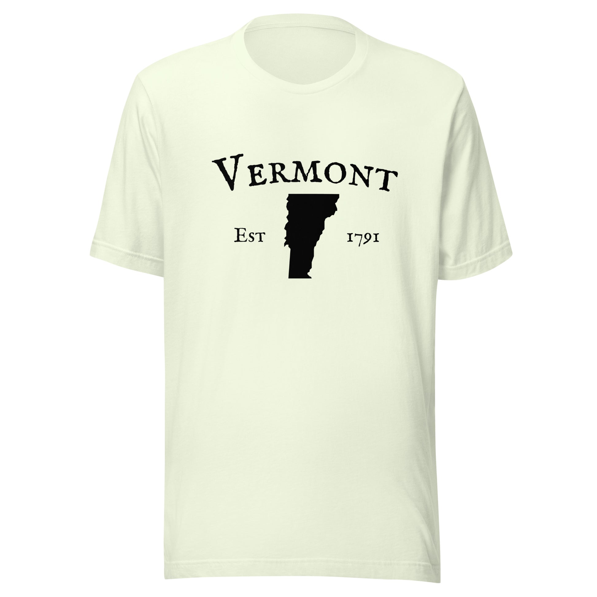 Comfortable Vermont state shirt with outline design
