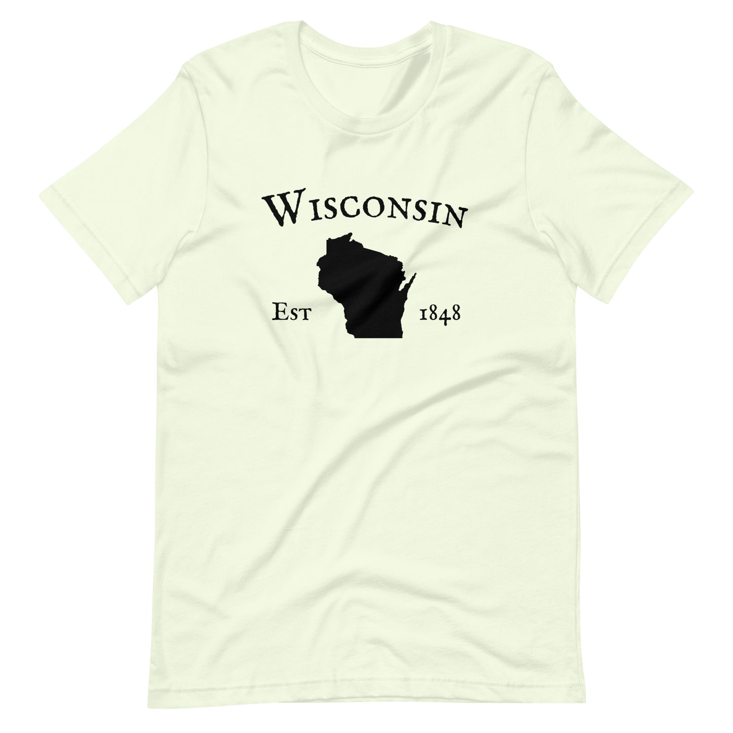 "Wisconsin Established In 1848" T-Shirt - Weave Got Gifts - Unique Gifts You Won’t Find Anywhere Else!