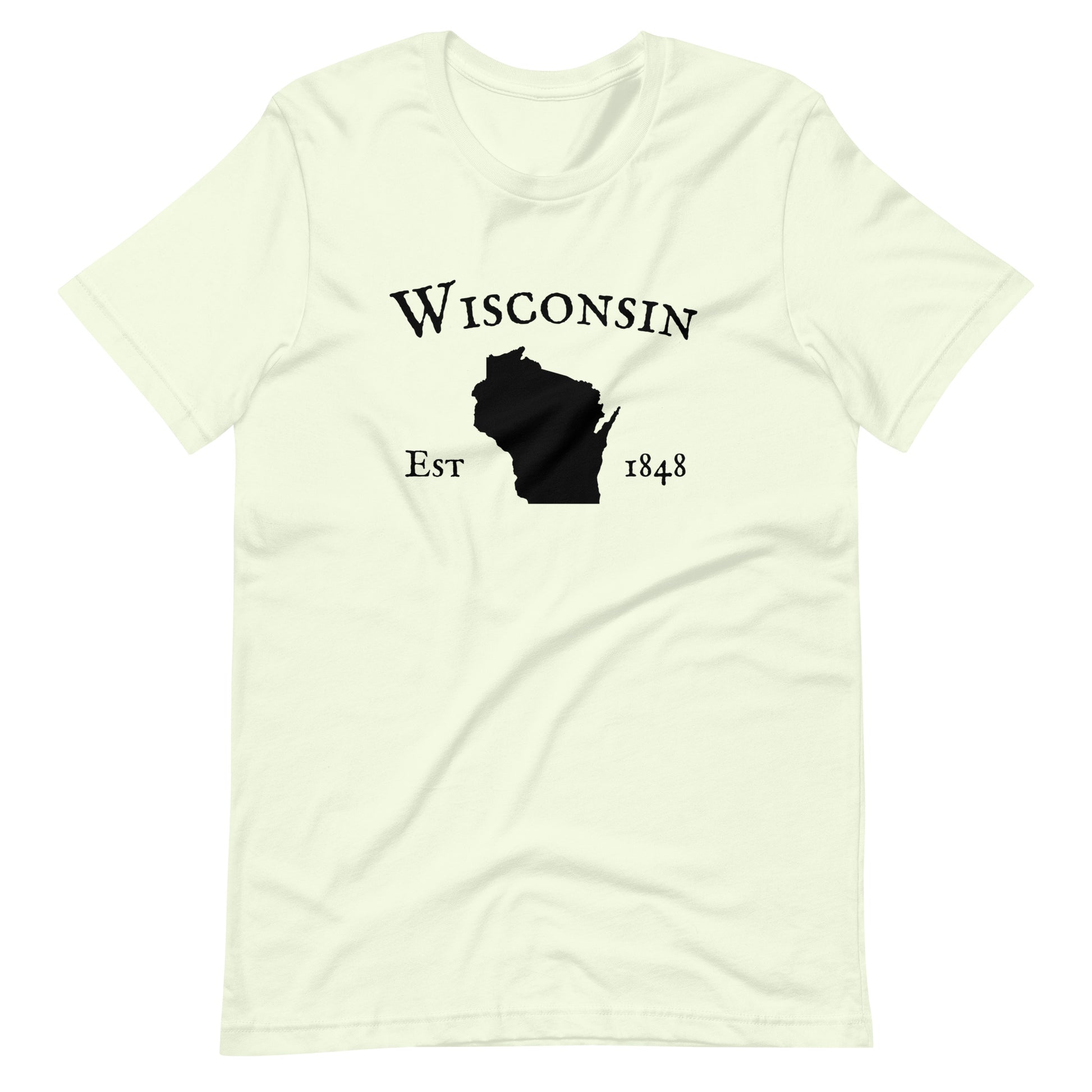 "Wisconsin Established In 1848" T-Shirt - Weave Got Gifts - Unique Gifts You Won’t Find Anywhere Else!