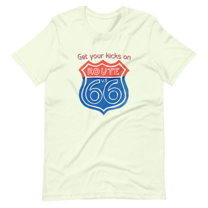 "Get Your Kicks On Route 66" T-Shirt - Weave Got Gifts - Unique Gifts You Won’t Find Anywhere Else!