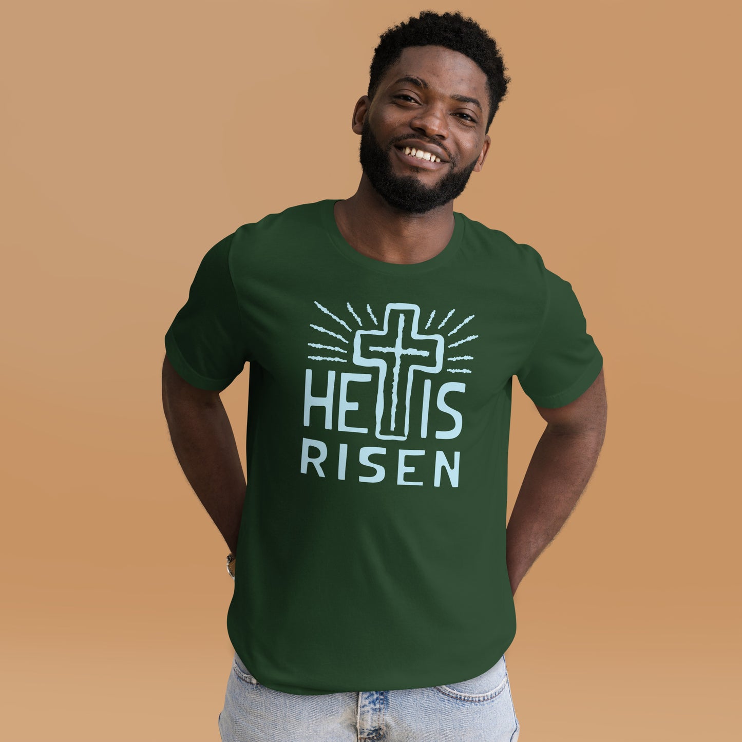 "He Is Risen" T-Shirt - Weave Got Gifts - Unique Gifts You Won’t Find Anywhere Else!