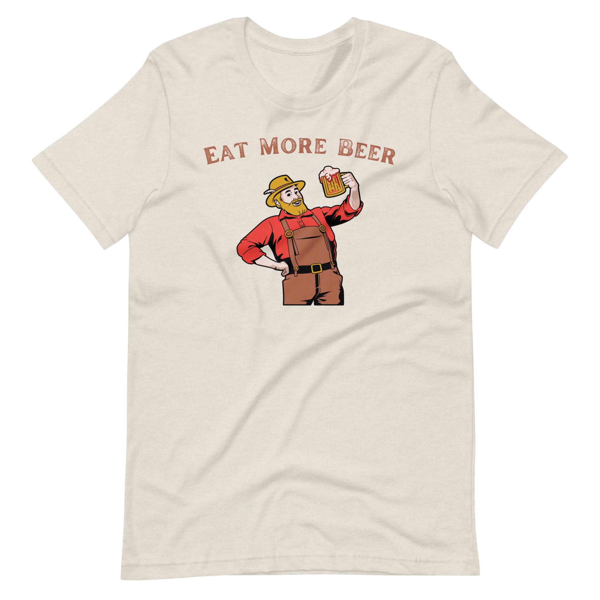 Beer festival t-shirt with "Eat More Beer" text

