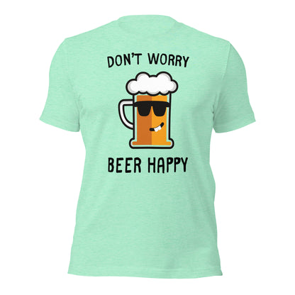 "Don't Worry, Beer Happy" T-Shirt - Weave Got Gifts - Unique Gifts You Won’t Find Anywhere Else!