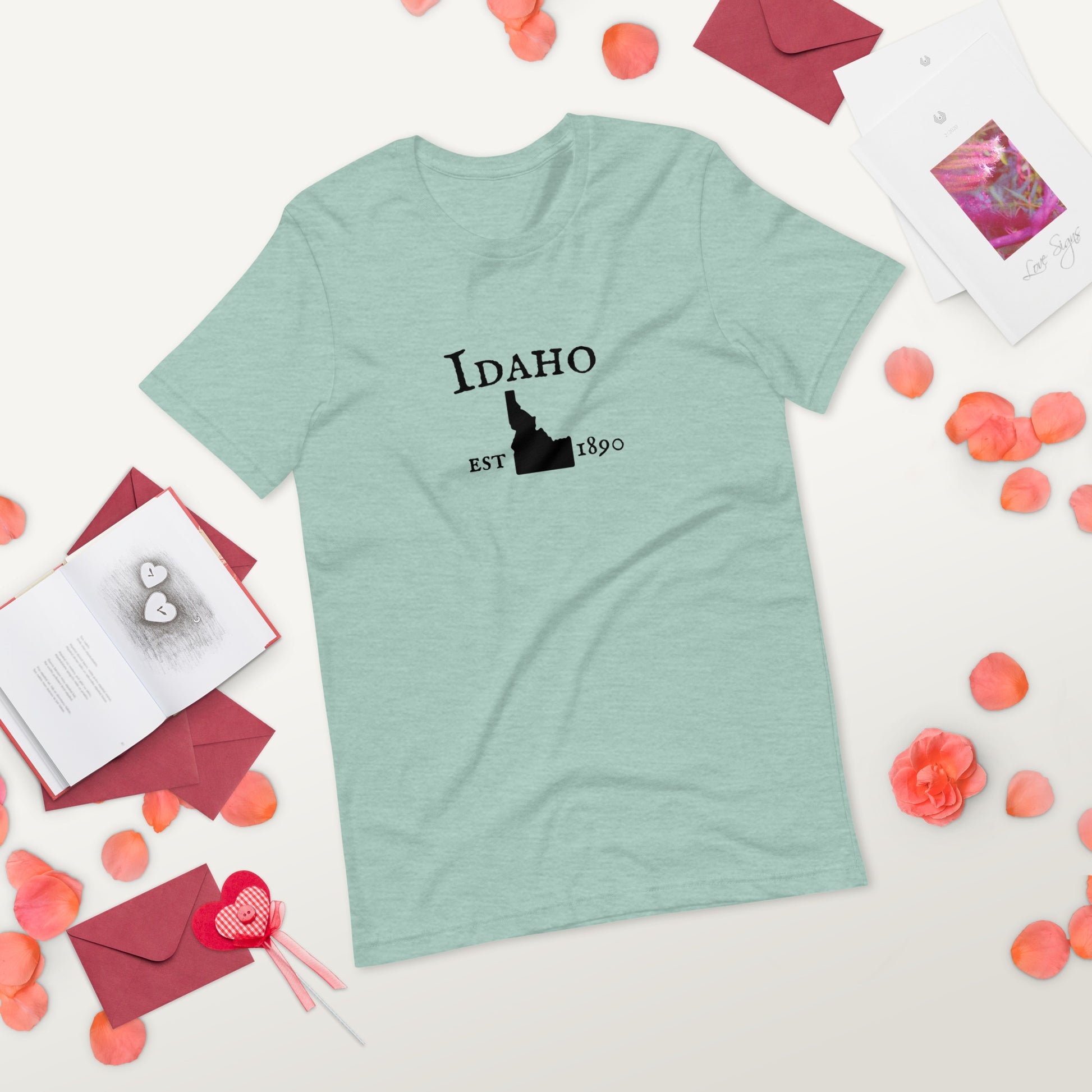 "Idaho Established In 1890" T-Shirt - Weave Got Gifts - Unique Gifts You Won’t Find Anywhere Else!