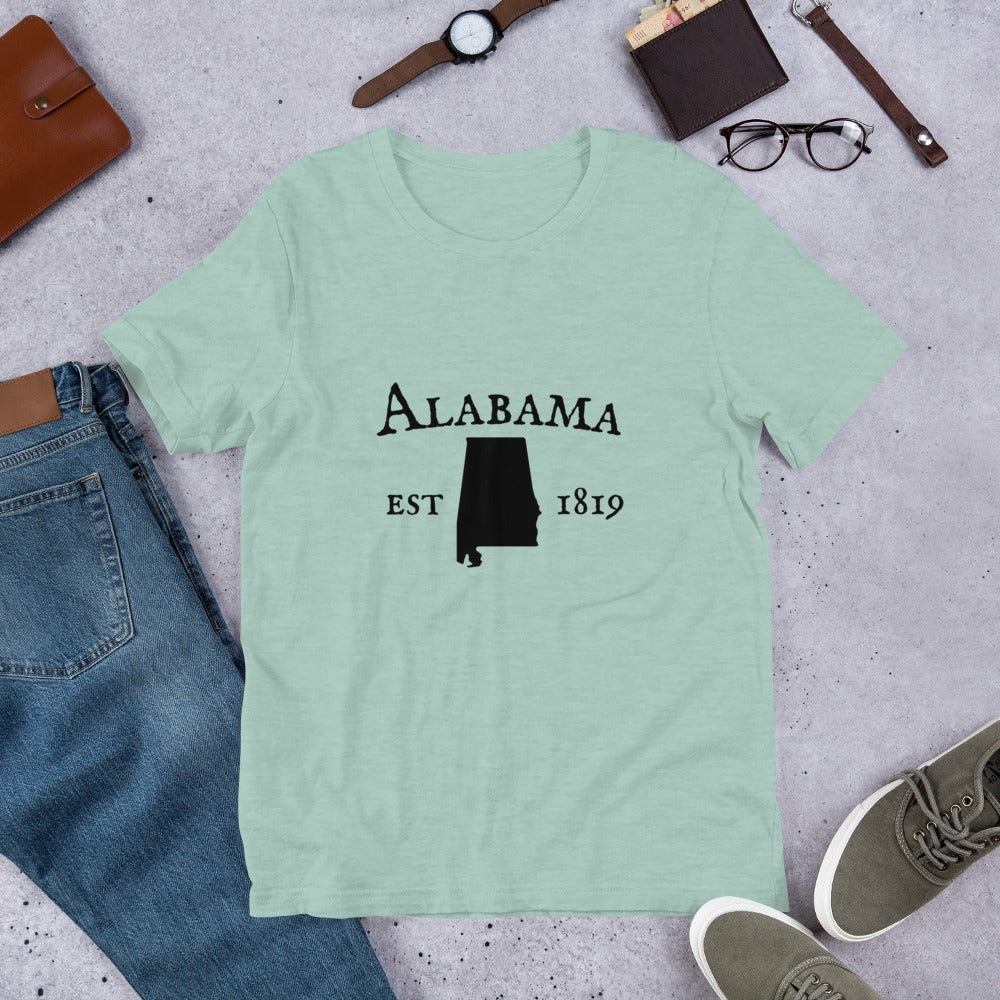 High-quality Alabama shirt with side-seamed construction.