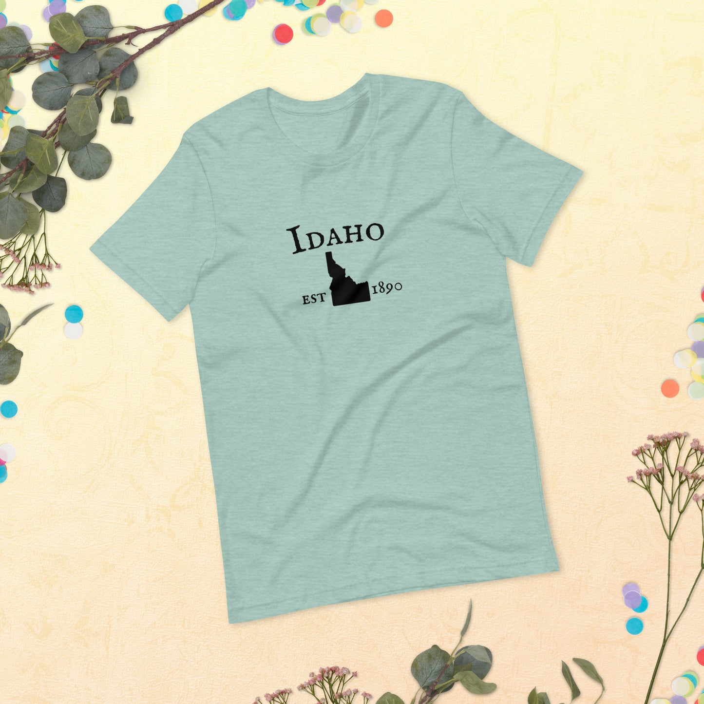 "Idaho Established In 1890" T-Shirt - Weave Got Gifts - Unique Gifts You Won’t Find Anywhere Else!